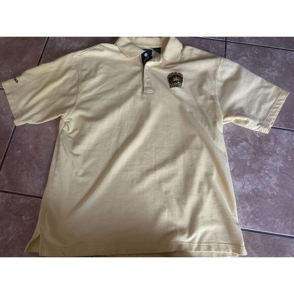 Ping L Customized Soft Cotton Blend Polo Shirt Yellow - Picture 1 of 6